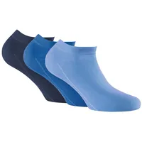Rohner Sneakersocken 3er Pack Blau 39-42
