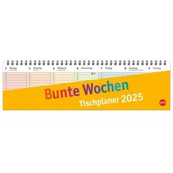 Bunte Wochen Wochenquerplaner 2025