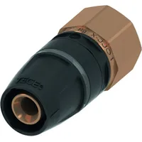 TECE logo-Push Übergangsmuffe Dimension 32mm x Rp 1', Rotguss/Siliziumbronze