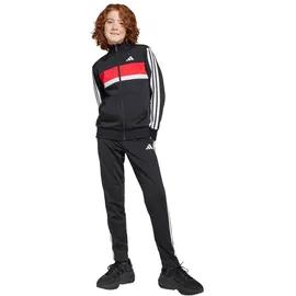 adidas Tiberio 3 Streifen Trainingsanzug Schwarz/Weiß/Pure Ruby 176