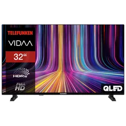 Telefunken QLED Fernseher 32 Zoll Smart TV VIDAA QF32VP750S Full HD Fernseher HDR TV Triple-Tuner