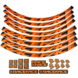 Race Face Decal Kit für AR | ARC Felgen Medium orange