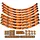 Race Face Decal Kit für AR | ARC Felgen Medium orange