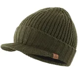 Magracy Herren Winter Knit Visor Hat Outdoor Dicke Schirmmütze Beanie Mütze Gr. Einheitsgröße, Army Green - Einheitsgröße