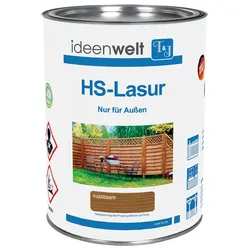 HS-LASUR Nussbaum, 2,5 Ltr., f. ca. 25 m2 Fläche/Anstrich