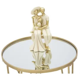 Mauro Ferretti Kaffeetisch Ø 40 x 49 cm Gold