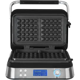 Gutfels Waffeleisen WAFFLE 5010 Schwarz-inox