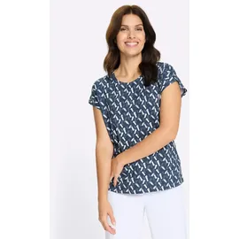 Sieh an! T-Shirt Blau 44