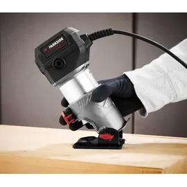 Parkside PPMF 710 A1 mit Kanten-, Ober- und Winkelfräsmodul