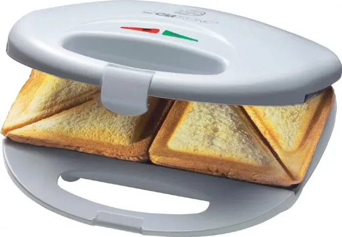 Clatronic ST 3477 - Sandwichmaker - 750 W - weiß