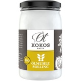 ÖLMÜHLE SOLLING - BIO Kokosöl | 100% natives Bio-Kokosnussöl | Ideal geeignet zum Braten, Backen und Frittieren, als Haut-& Haarpflege sowie für Hunde und Katzen | Inhalt: 250 ml