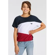KangaROOS Bluse in Dunkelblau/ Weiß/ rot), | Gr.: 128/134