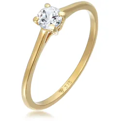 Verlobungsring »Topas Solitär Verlobungsring 375 Gelbgold«, 75467031-56 Gold + weiß