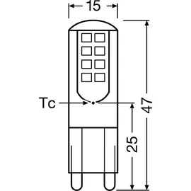 Osram LED Pin G9 320 lm,
