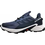Salomon Supercross 4 GTX Herren Trailrunningschuhe Shoes Grisaille/White/Carbon, 49 1⁄3 - UK
