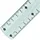 Brunnen Lineal Colour Code, 15 cm, mint,