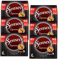 6x 16 Senseo Kaffee Pads Typ Espresso intensiv und kräftig find grind Stärke 10