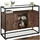 Tectake Sideboard Oldham 100 x 38 x 80,5 cm Braun