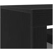 vidaXL TV-Schränk 120 x 35 x 40 cm Schwarz Eichen-Optik Holzwerkstoff