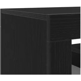vidaXL TV-Schränk 120 x 35 x 40 cm Schwarz Eichen-Optik Holzwerkstoff