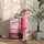 Homcom Schubladenschrank Kunststoff 37 x 37 x 76 cm Rosa