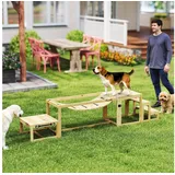 PawHut Agility-Set groß beige