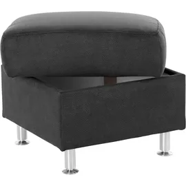 Home Affaire Hocker Cardoso mit Stauraum 58 x 47 x 58 cm Grau