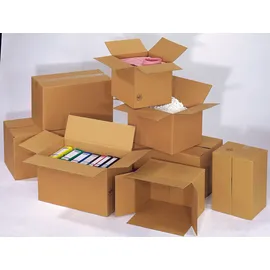 NESTLER Wellpapp-Faltkartons 1-wellig braun 36,0 x 31,0 x 31,7 cm Außenmaß, 20 St.