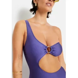 lscn by lascana Monokini Damen violett Gr.42 Cup C/D