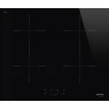 Smeg SIB2641D, UNIVERSAL-Induktionskochfeld, Black