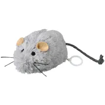 Trixie Zappelmaus 8 cm Grau