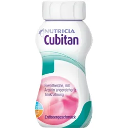 Cubitan Trinknahrung Erdbeere 6X4X200 ml Flüssigkeit