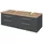 Held Waschtischunterschrank 120 x 41 x 47 cm Schwarz