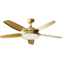 Beliani Deckenventilator mit Licht GOSHAABA