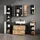livinity® Ronco 80 cm Anthrazit/Goldkraft Eiche