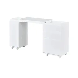Mini-Office  Losse 2 , weiß , Maße (cm): B: 66 H: 72 T: 36.5