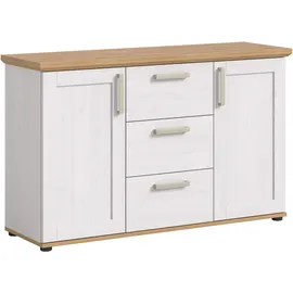 Home Affaire Cosenza Sideboard 129 x 80 x 40 cm Weiß