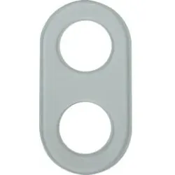 Berker 1102 Glasrahmen 2fach Serie Glas klar