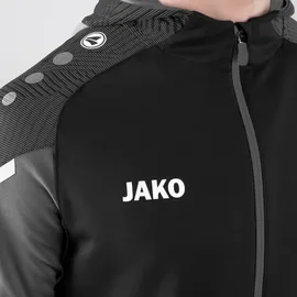 Jako Performance Trainingsanzug Polyester mit Kapuze Kinder 804 schwarz/anthra light 164