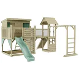 OUTDOORTOYS Spielturm Isak Mintgrün Holz
