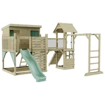 OUTDOORTOYS Spielturm Isak Mintgrün Holz