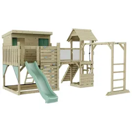 OUTDOORTOYS Spielturm Isak Mintgrün Holz