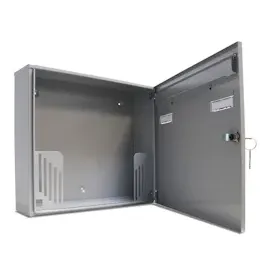 AL Briefkastensysteme Basic 3er Briefkasten Weiss Aluminium