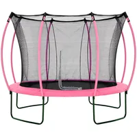 Plum Springsafe Trampolin Wave 305 cm inkl. Sicherheitsnetz flamingo pink