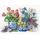 Luca-S Kreuzstich Set Frühlingsblumen, Zählmuster, 39x25cm