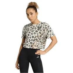 adidas Performance Workout Essentials Print Trainingsshirt Damen JY4604 - wonder alumina/print S