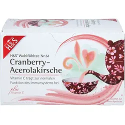 H&S Cranberry-Acerolakirsche mit Vitamin C Fbtl. 56 g