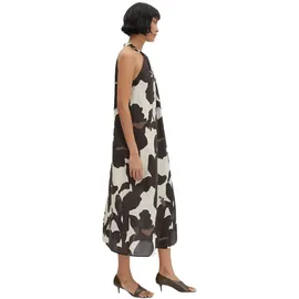 Someday Midikleid Floral Braun 38