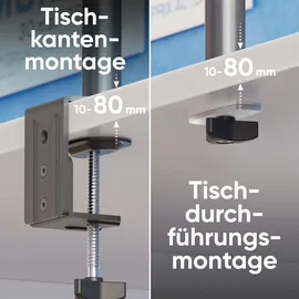 ONKRON Monitor Halterung 13-34 Zoll bis 8 kg Schwarz