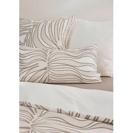 s.Oliver Satin-Bettwäsche Beige 155 x 220 cm + 80 x 80 cm